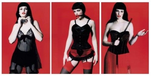 Photographie Lagrange - Betty Page Trilogy (triptych)