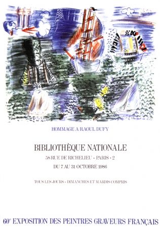 Offset Dufy - Bibliotheque Nationale
