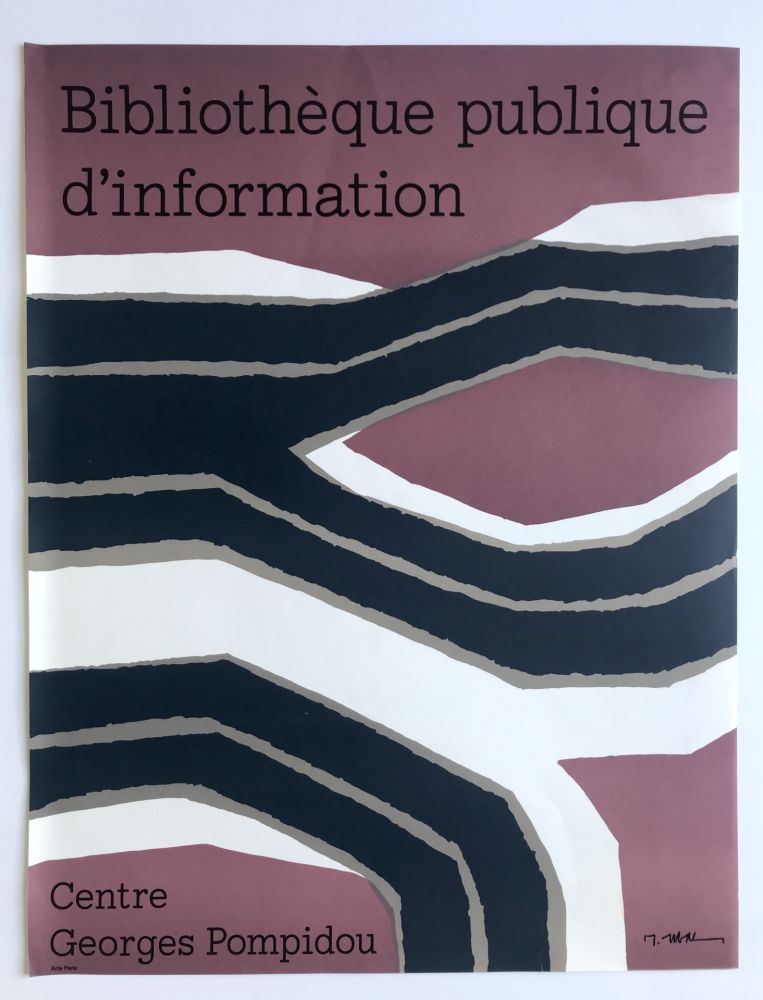 Affiche Ubac - Bibliothèque publique d'Information (BPI) / Centre Pompidou