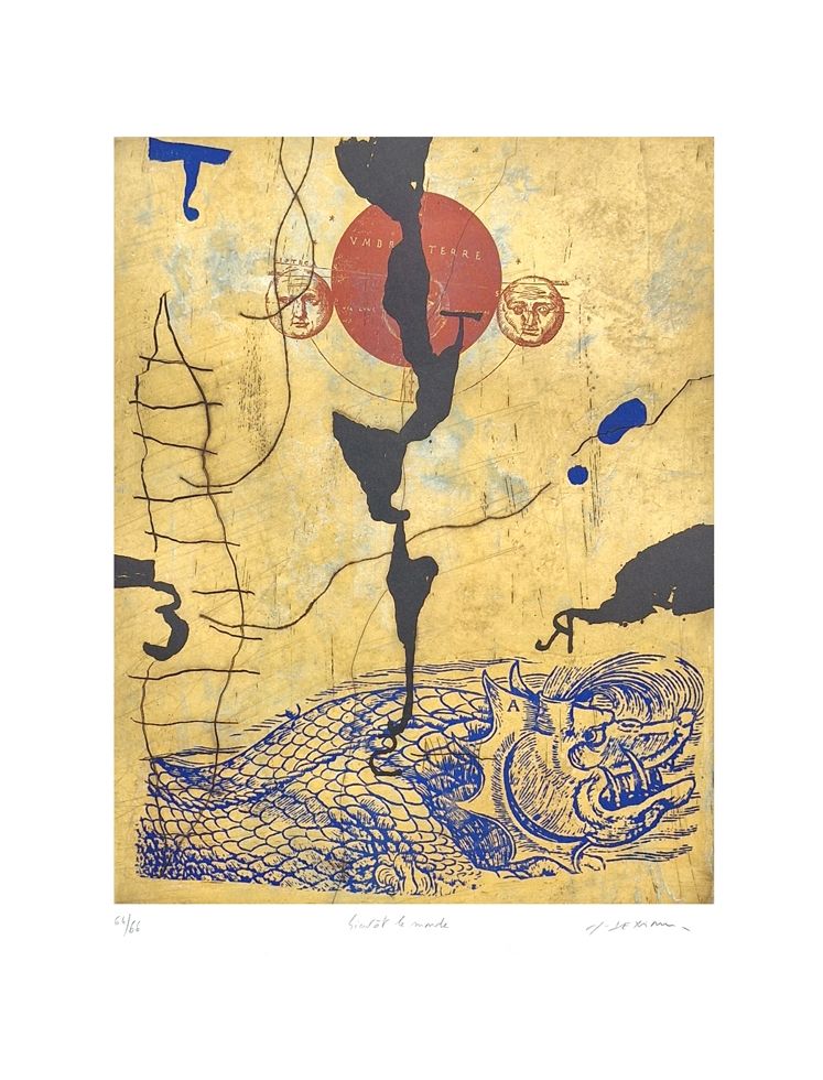 Gravure Texier - Bientôt le monde