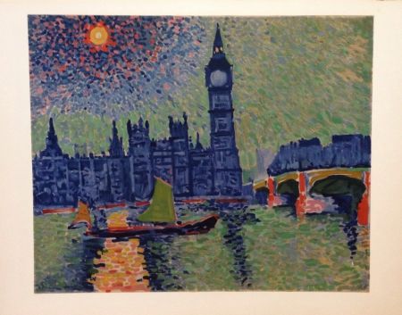 Lithographie Derain - Big Ben