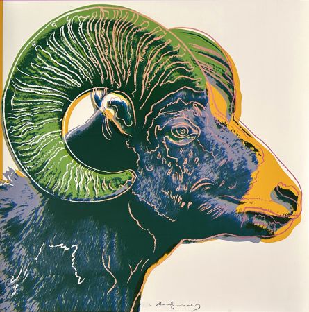 Sérigraphie Warhol - Bighorn Ram (FS II.302)