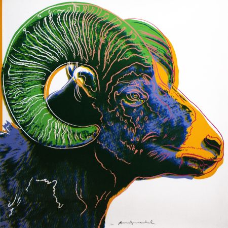 Sérigraphie Warhol - Bighorn Ram (FS II.302)