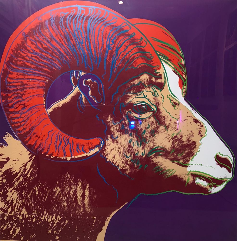 Sérigraphie Warhol - Bighorn Ram TP (FS II.302)