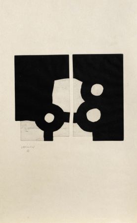 Eau-Forte Et Aquatinte Chillida - Bikaina XV