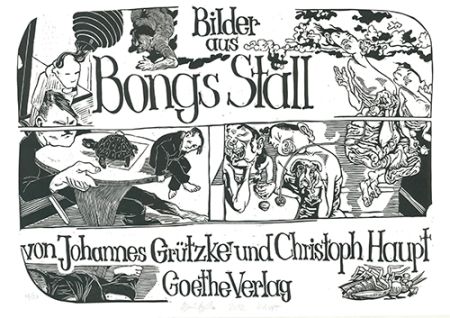 Linogravure Grützke - Bilder aus Bongs Stall