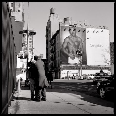 Photographie Deruytter - Billboards, NY: Houston and Crosby Streets (CK 5)