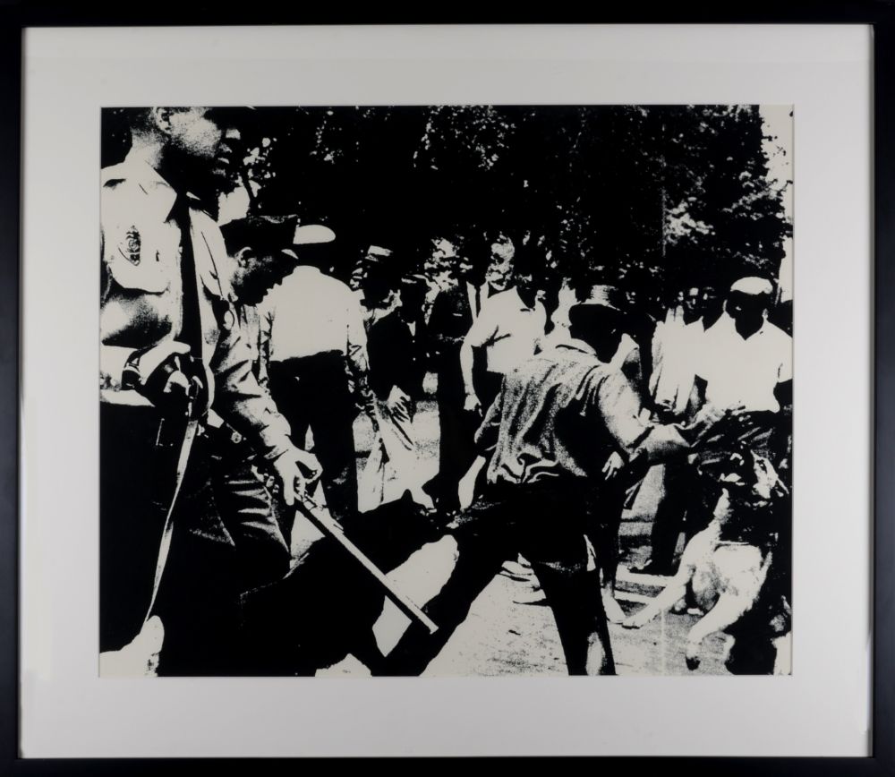 Sérigraphie Warhol - Birmingham Race Riot, 1964