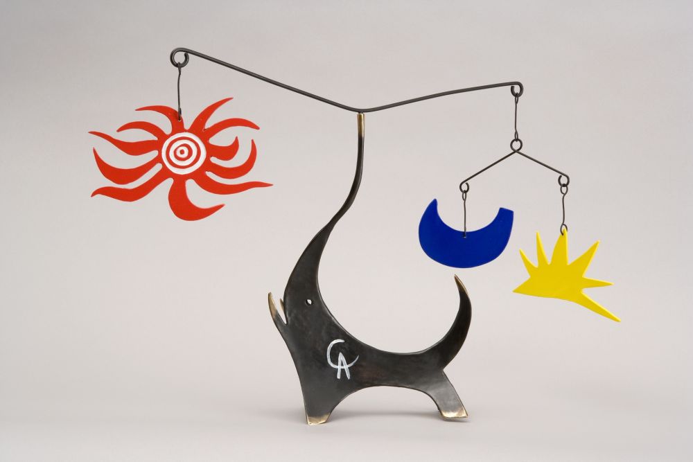 Multiple Calder (After) - Black Elephant