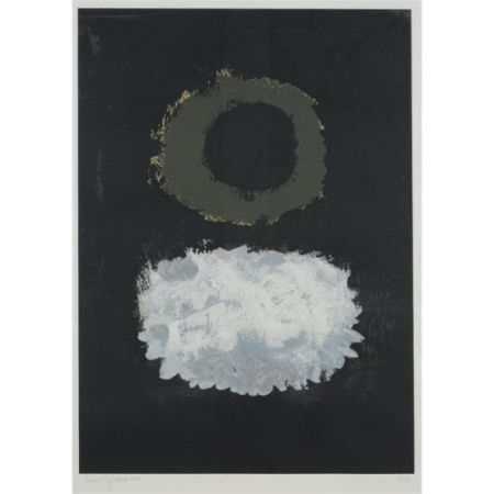 Sérigraphie Gottlieb - Black Field