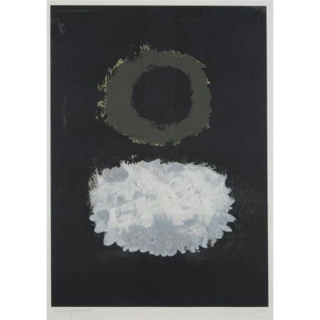 Sérigraphie Gottlieb - Black field
