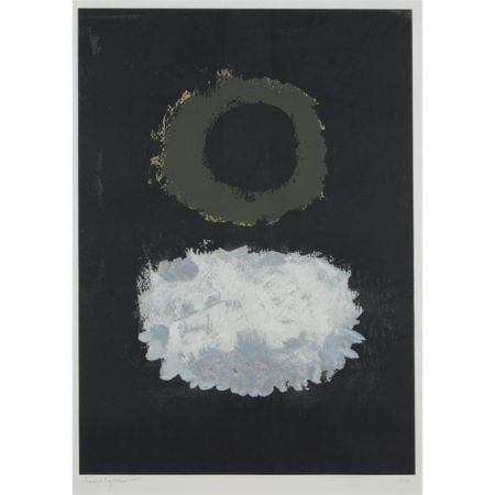 Sérigraphie Gottlieb - Black Field