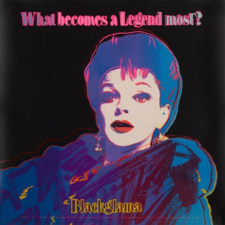 Sérigraphie Warhol - Blackglama (Judy Garland)