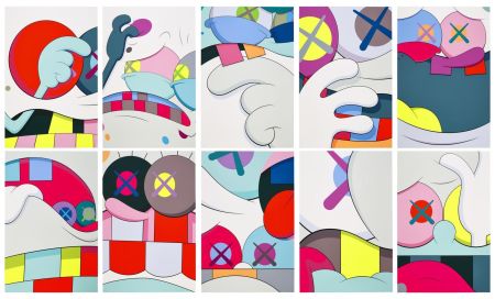 Sérigraphie Kaws - Blame Game