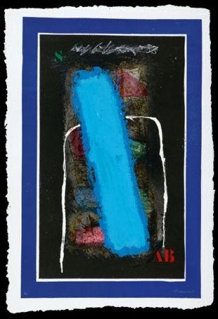 Carborundum Coignard - Bleu vertical