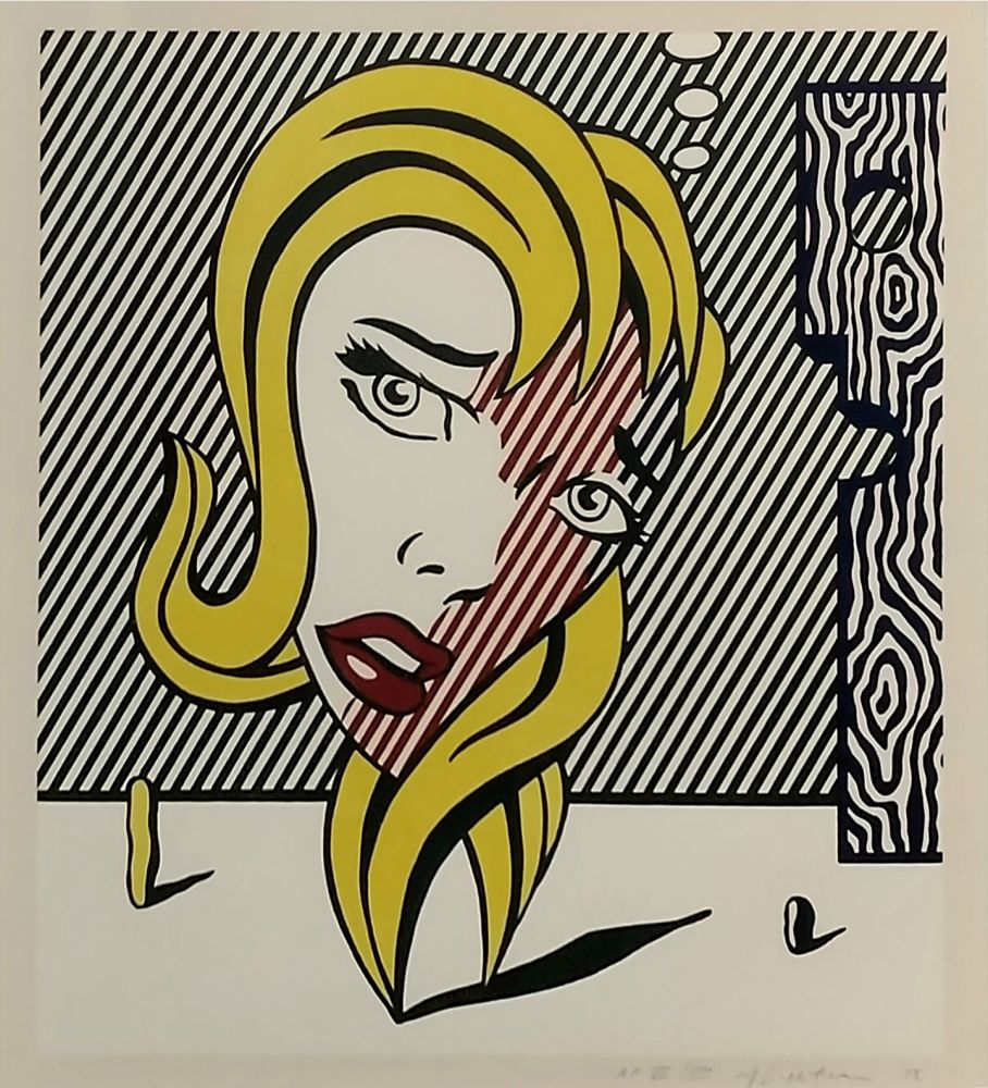 Lithographie Lichtenstein - BLONDE (SURREALIST SERIES)