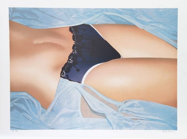 Lithographie Kacere - Blue Panties