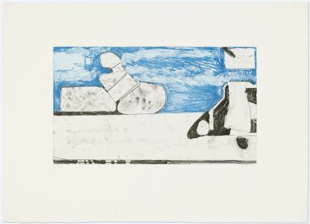 Gravure Diebenkorn - Blue Softground
