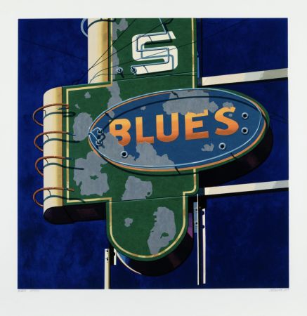 Sérigraphie Cottingham - Blues