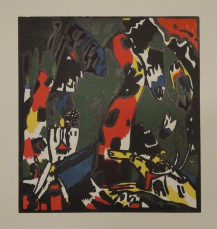 Gravure Sur Bois Kandinsky - Bogenschütze.