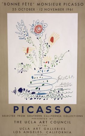 Affiche Picasso - Bonne Fete Monsieur Picasso