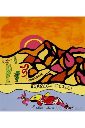 Lithographie De Saint Phalle - Borrego desert