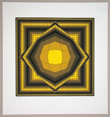 Sérigraphie Vasarely - Boréal