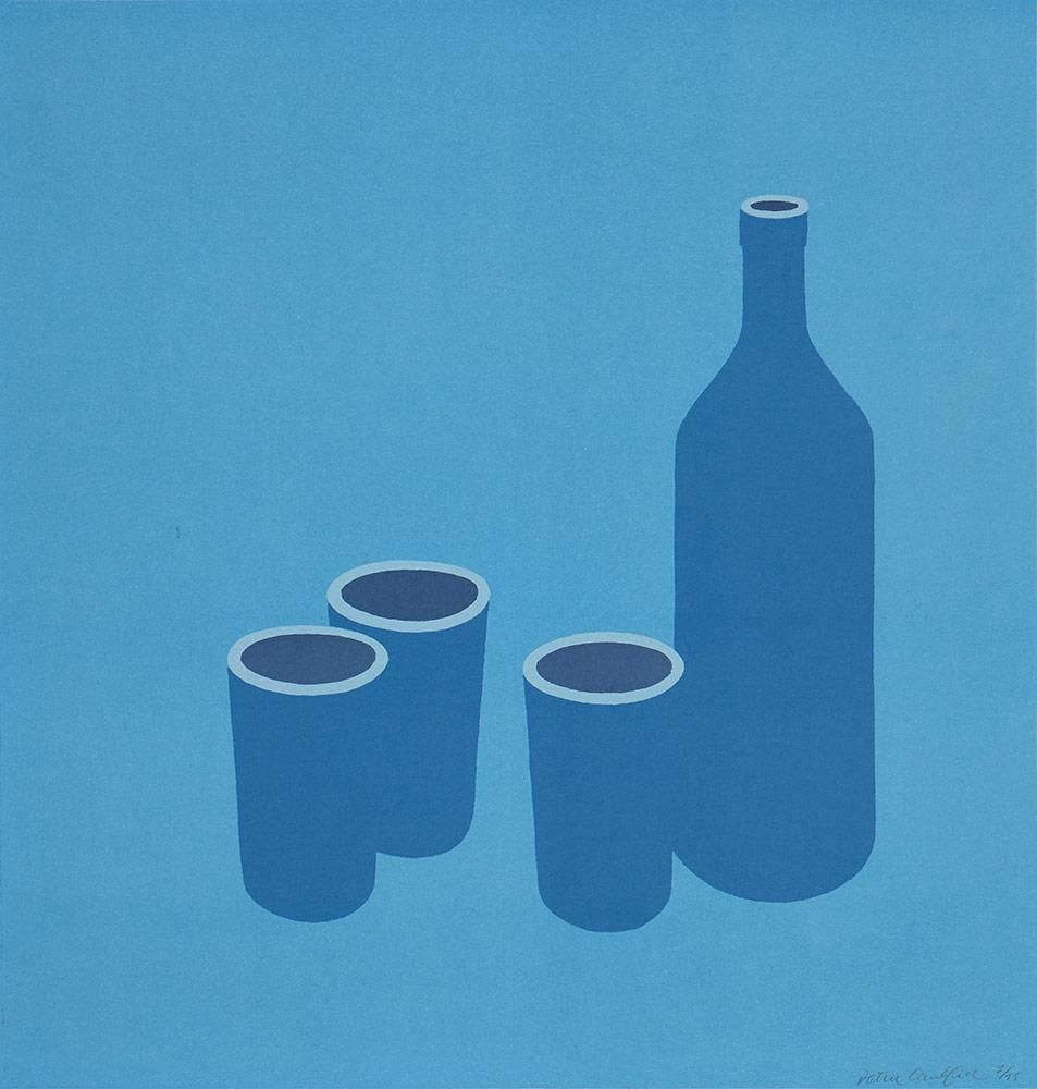 Sérigraphie Caulfield - Bottle and Cups