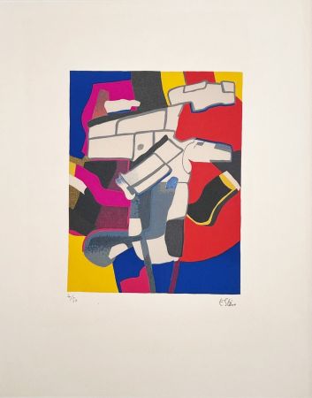 Lithographie Esteve - Bougri 