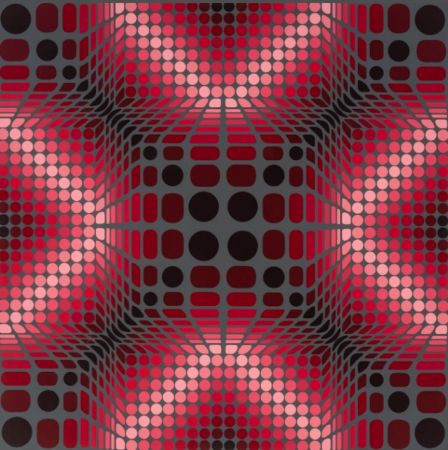 Sérigraphie Vasarely - Boulouss