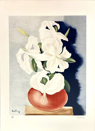 Lithographie Kisling - Bouquet de Fleurs