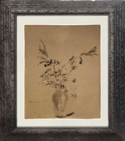 Aucune Technique De Pisis - Bouquet de flowers (Unique watercolour)