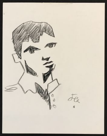 Aucune Technique Cocteau - Boy in Collared Shirt