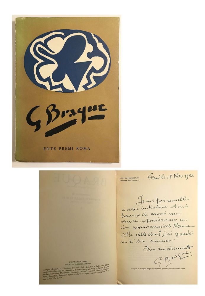 Livre Illustré Braque - Braque (1958)