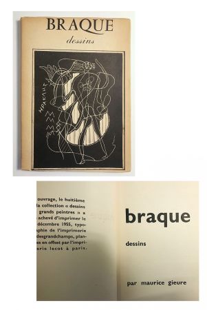 Livre Illustré Braque - Braque dessins (1955)