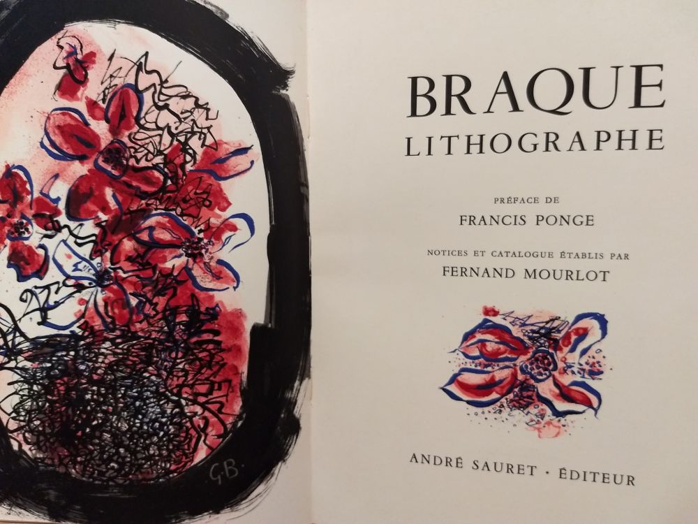 Livre Illustré Braque - Braque Lithographie