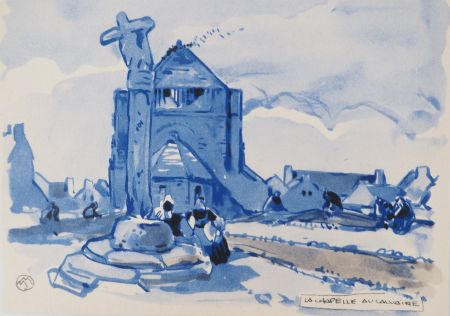 Affiche Méheut - Bretagne, La Chapelle au Calvaire, c