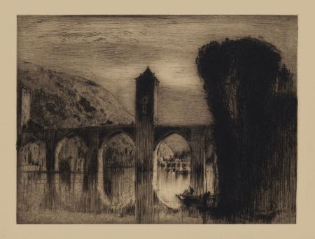 Gravure Brangwyn - Bridge