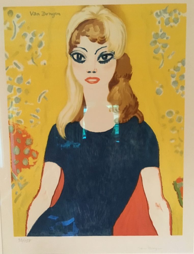 Lithographie Van Dongen - Brigitte Bardot