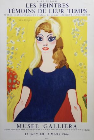 Lithographie Van Dongen - Brigitte Bardot