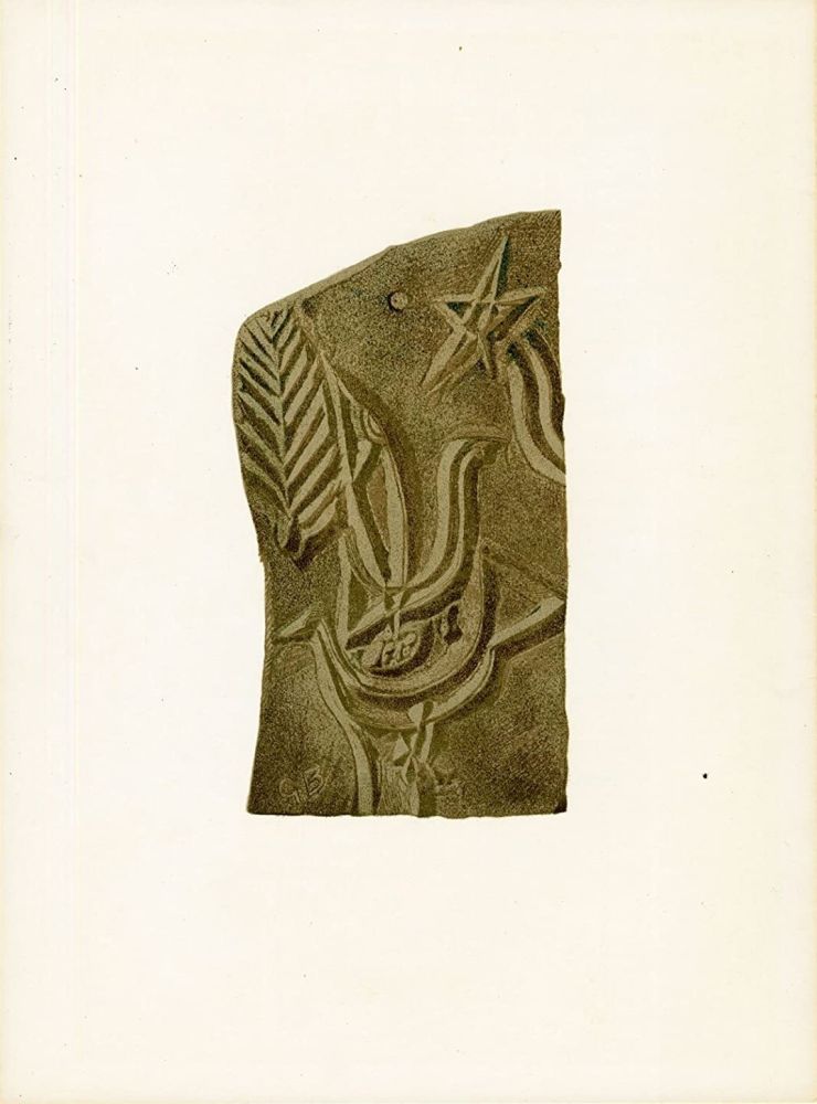 Lithographie Braque - Bronze