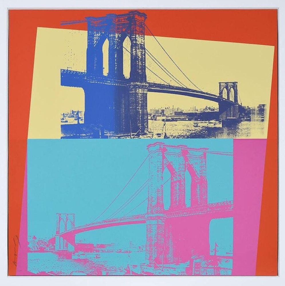 Sérigraphie Warhol - Brooklyn Bridge, FS 11.290