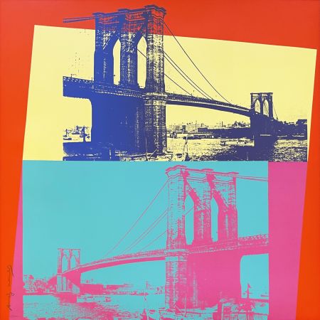 Sérigraphie Warhol - Brooklyn Bridge, II.290