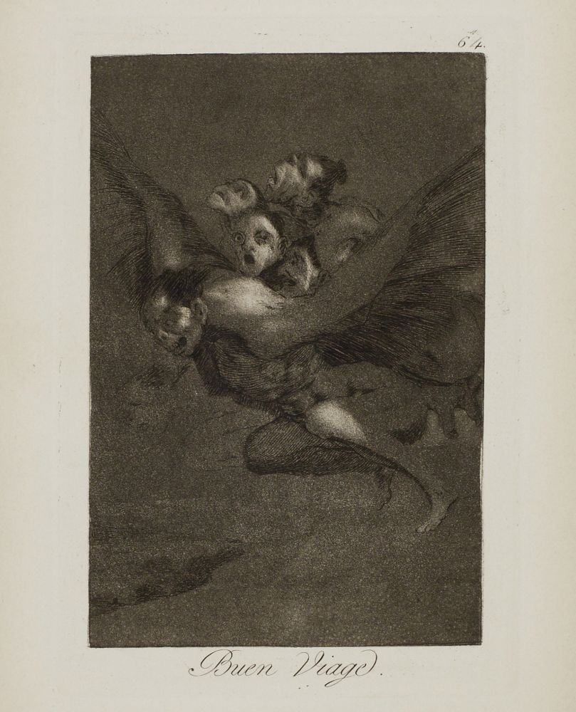 Eau-Forte Et Aquatinte Goya - Buen Viage
