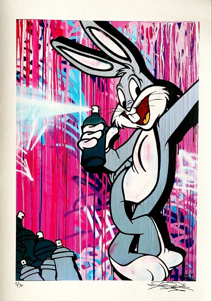 Lithographie Fat - Bugs Bunny