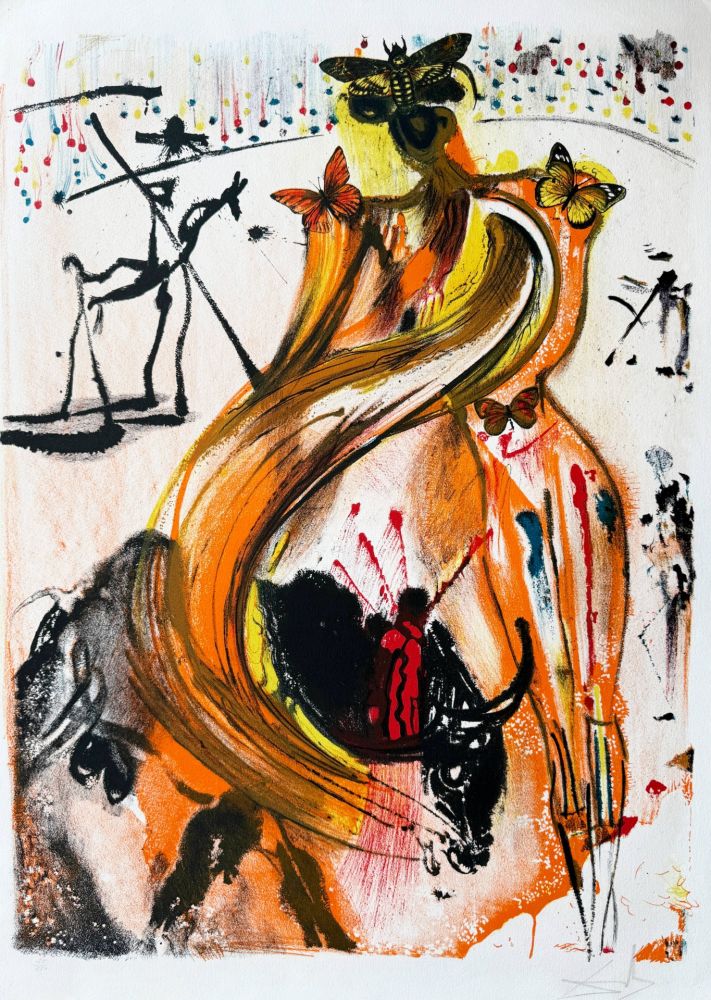 Lithographie Dali - Bullfighter
