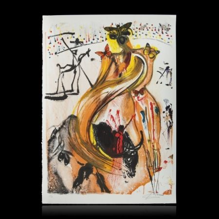 Lithographie Dali - BULLFIGHTER 