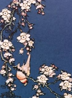 Photographie Muniz - Bullfinch and weeping cherry from small flowers