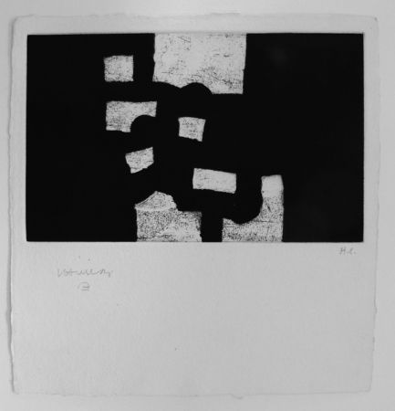 Gravure Chillida - Bultzada