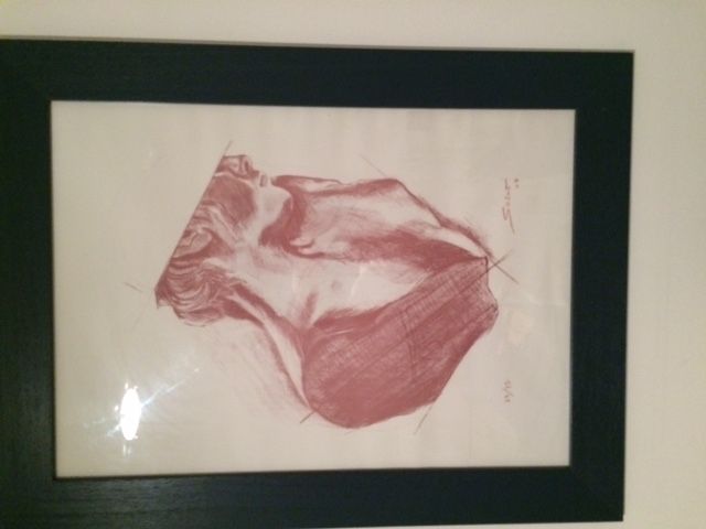 Lithographie Sosno - Buste de femme